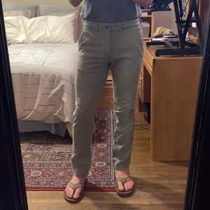 Grey skinny stretch chino pants 31x32